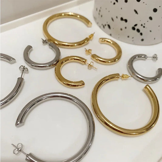 Arracadas Olivoo Plateadas