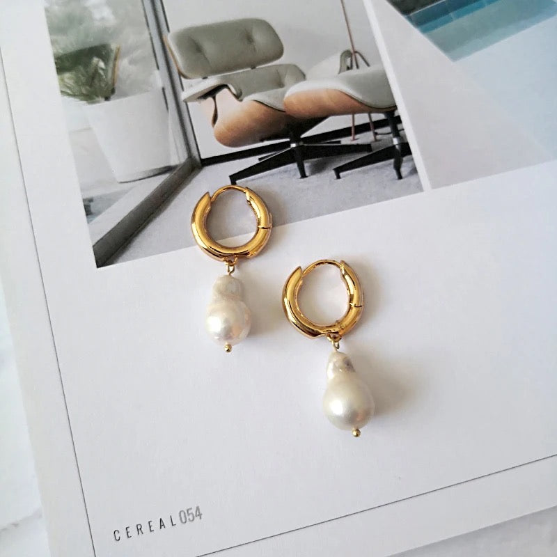 Aretes Perla Ana Laura
