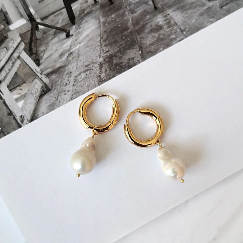Aretes Perla Ana Laura