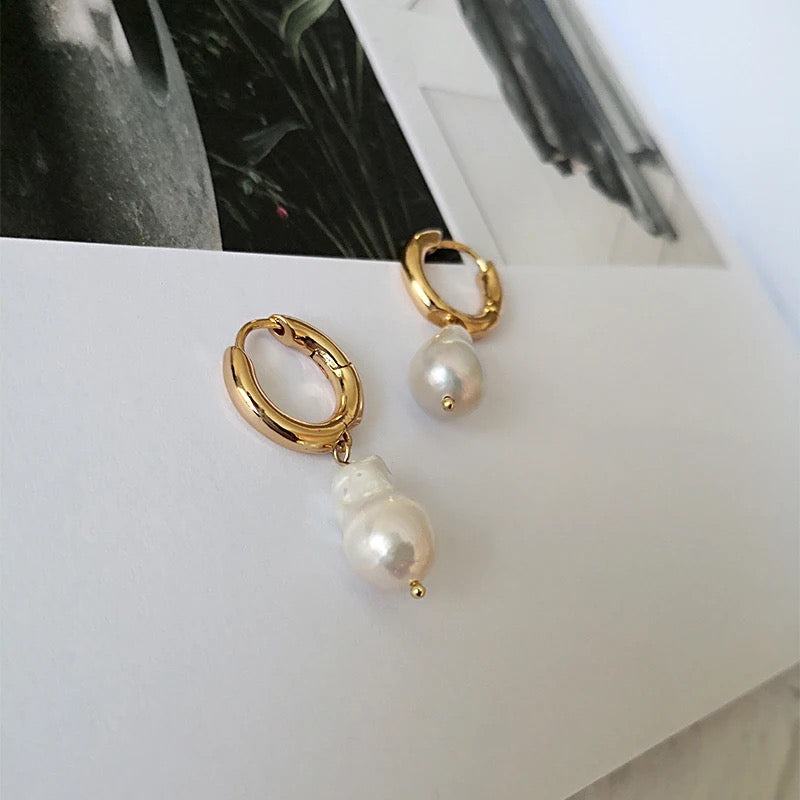 Aretes Perla Ana Laura