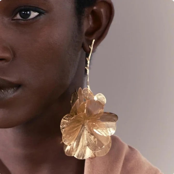 Aretes Amaltea Floral