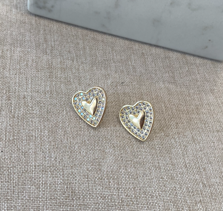 Aretes Corazon