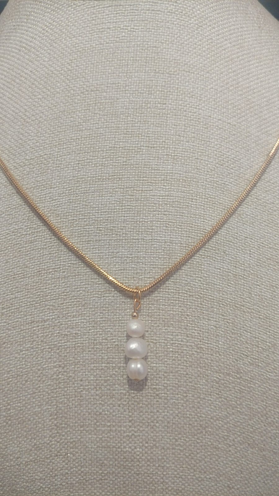 Collar 3 perlas