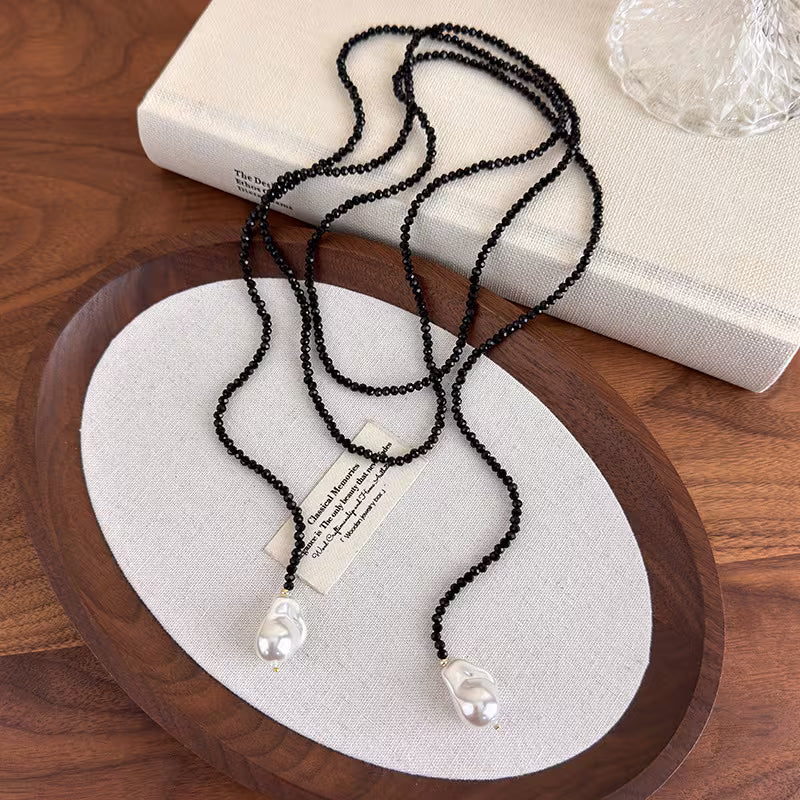 Collar Negro Perla