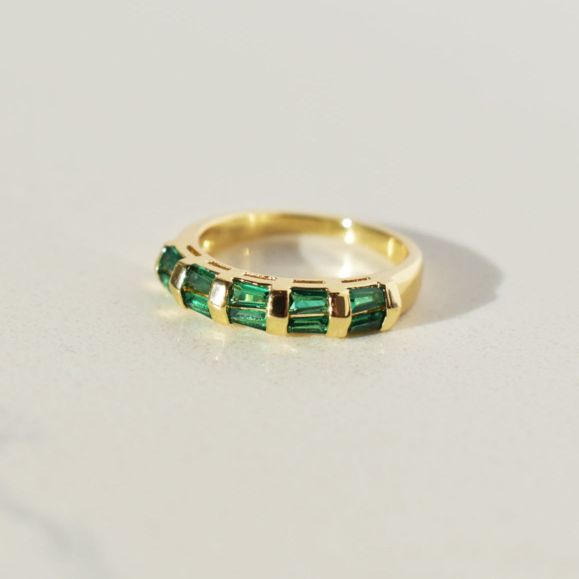 Anillo Peyton Esmeralda