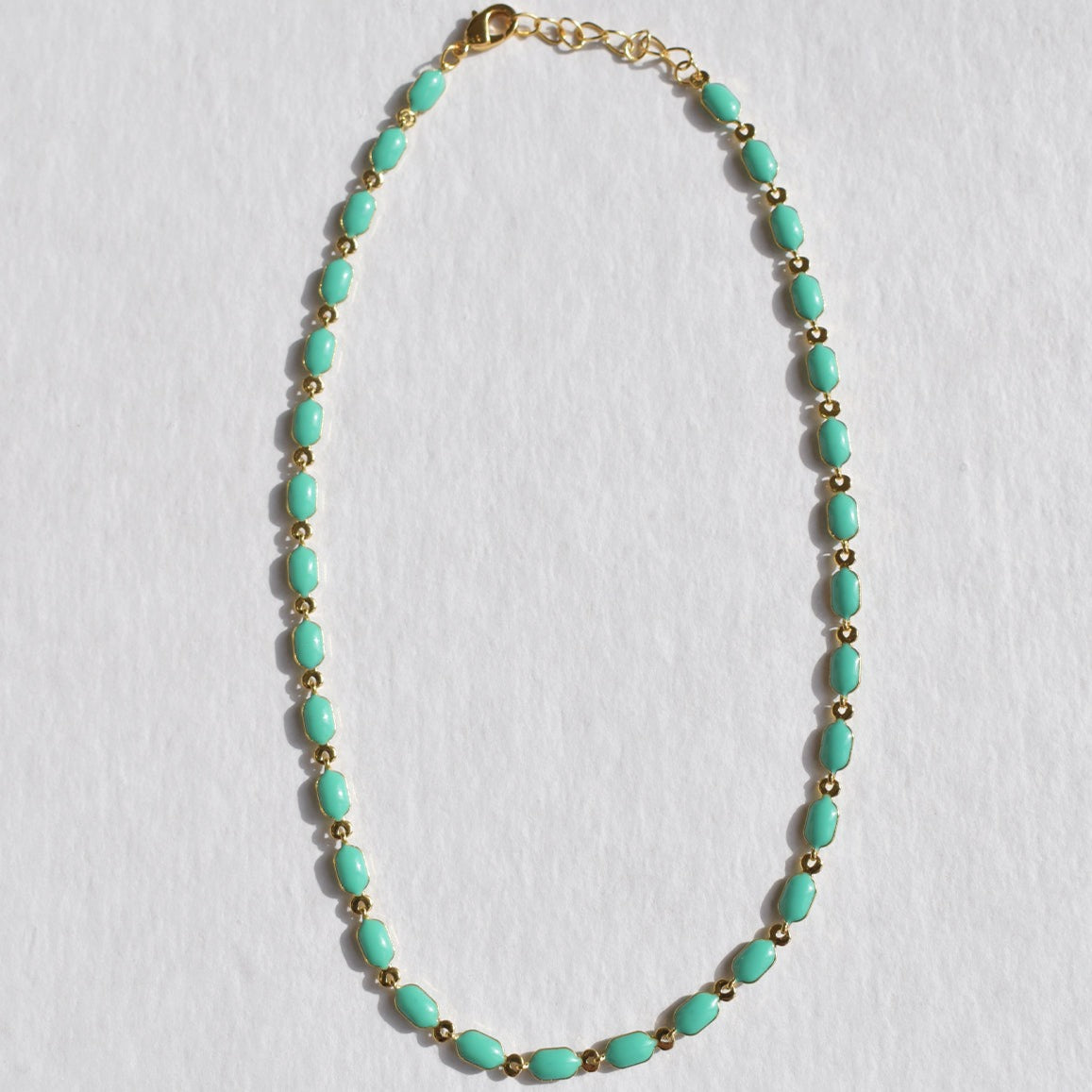 Choker Esmaltado Turquesa