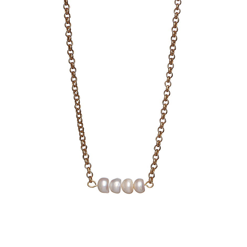 Collar Cuatro Perlas