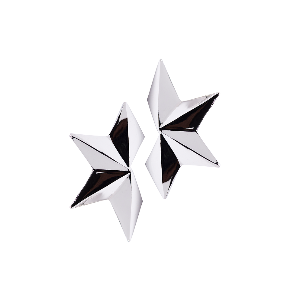 Aretes Media Estrella Grandes