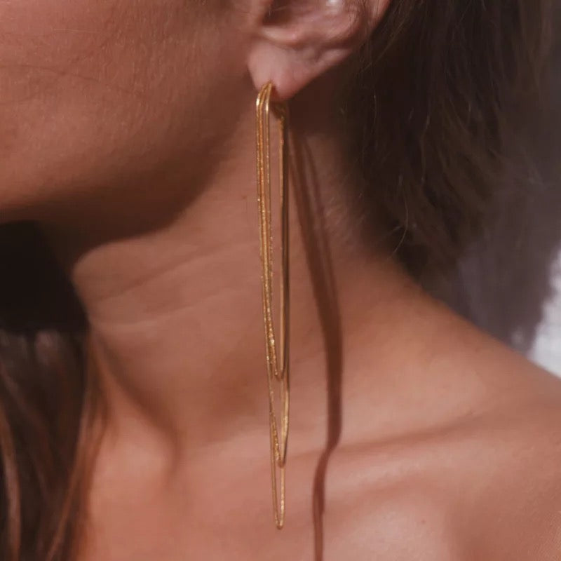 Aretes Maria Julia Plateados