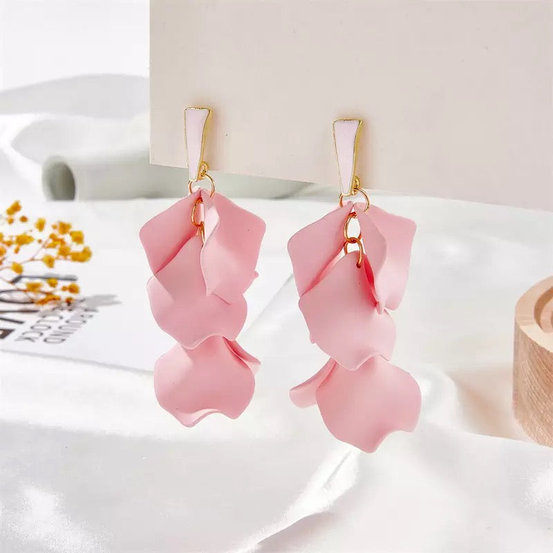Aretes Pétalos de Flores