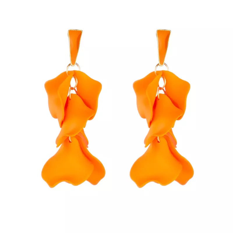 Aretes Pétalos de Flores