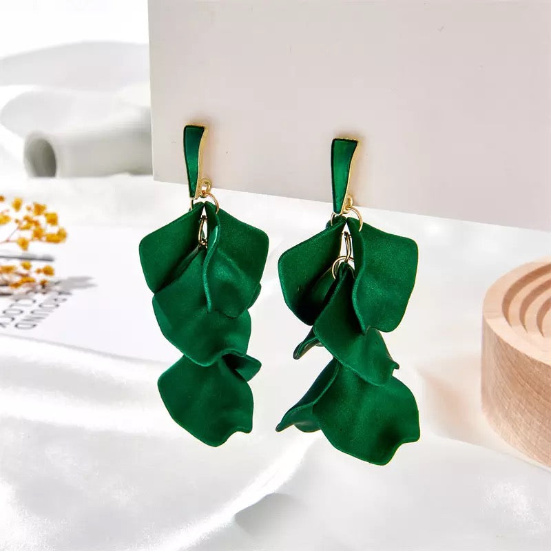 Aretes Pétalos de Flores