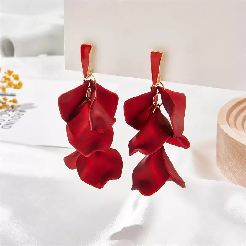 Aretes Pétalos de Flores