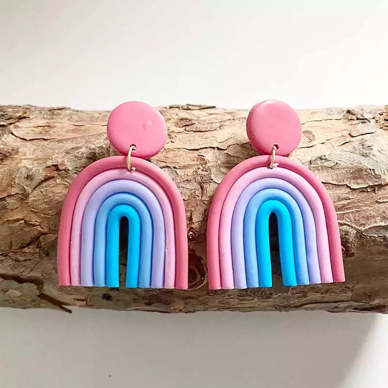 Aretes Arcoíris