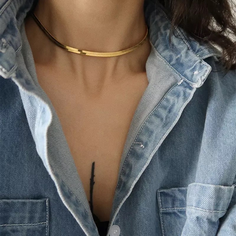 Collar Cadena Planchada