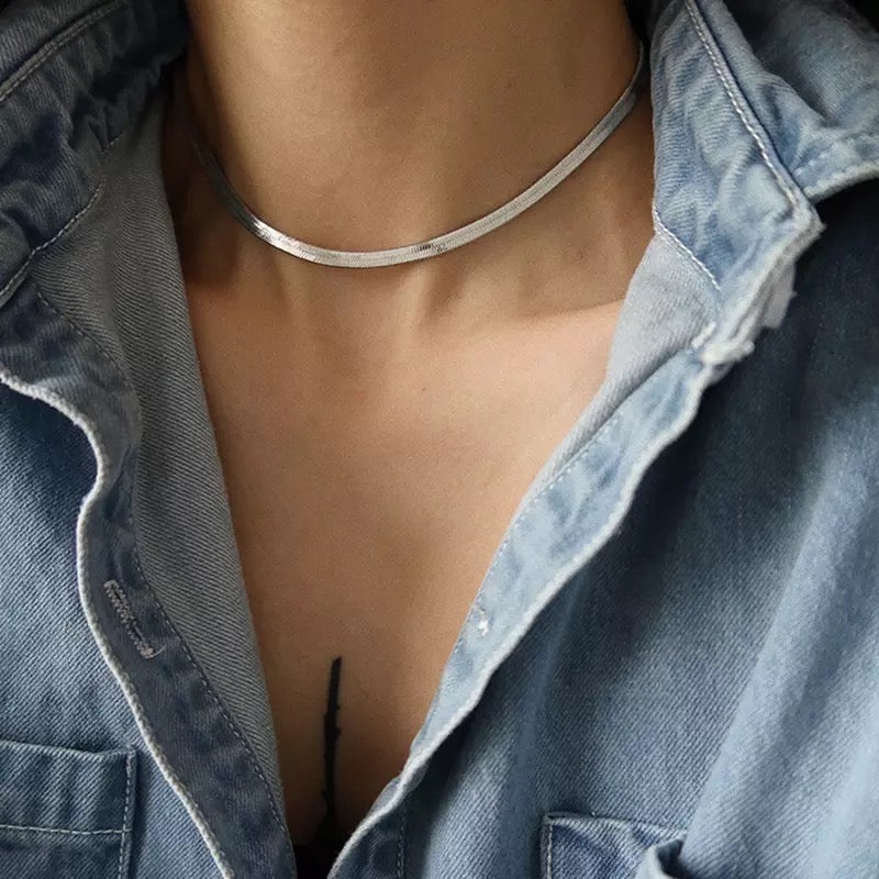 Collar Cadena Planchada