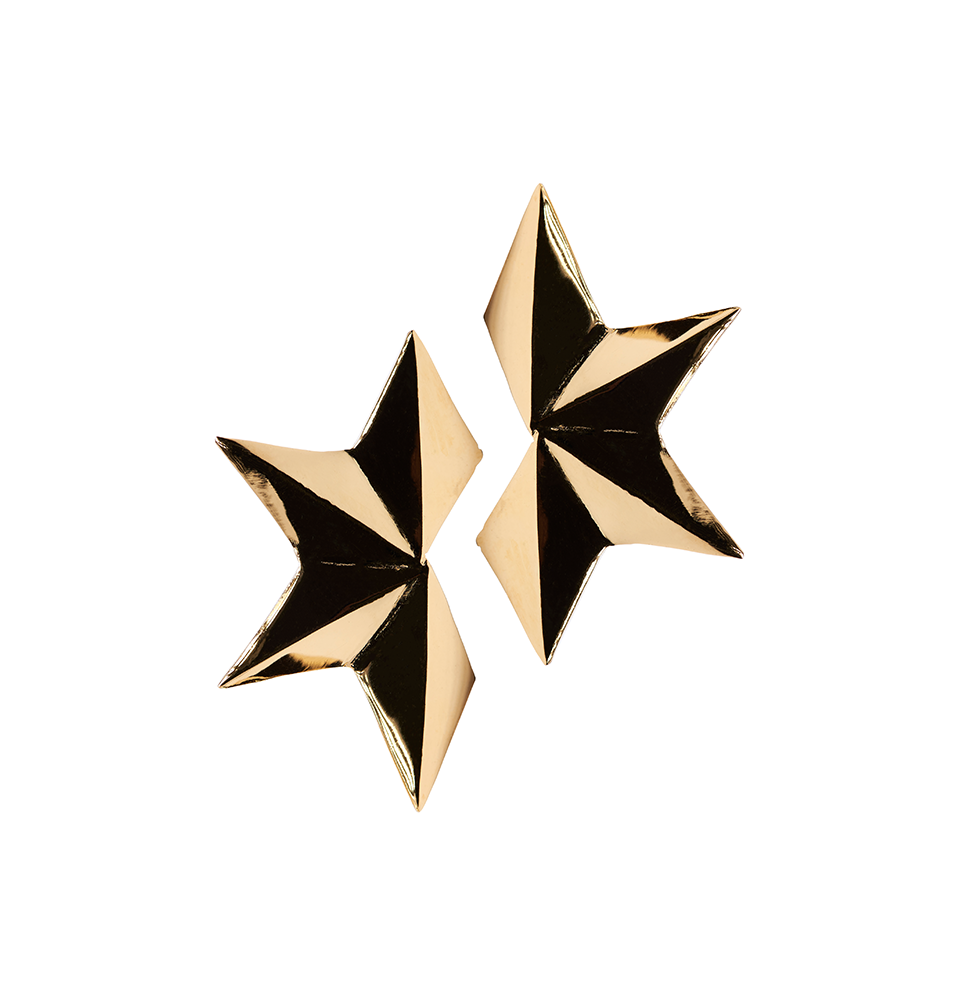 Aretes Media Estrella Grandes