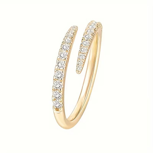 Anillo Entrecruzado Blanco