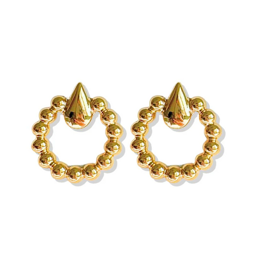 Aretes gota bolitas mini
