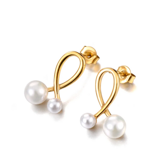 Aretes dos perla