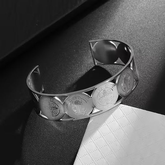 Pulsera Medalla San Benito