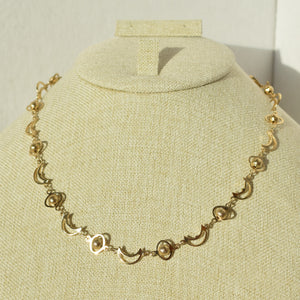 Collar Lunas de Saturno