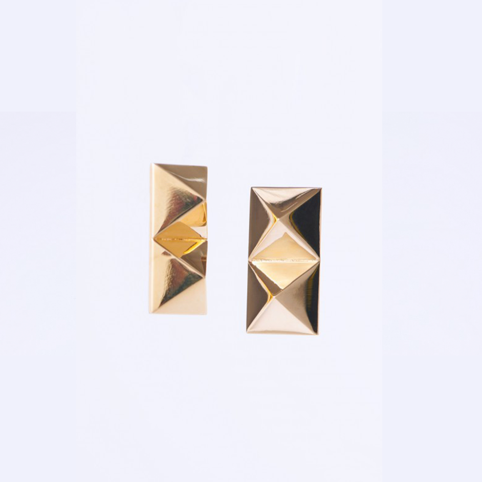 Aretes Doble Piramide Maya
