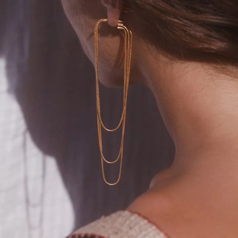 Aretes Maria Julia Dorados