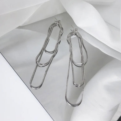 Aretes Maria Julia Plateados