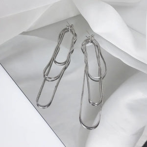 Aretes Maria Julia Plateados