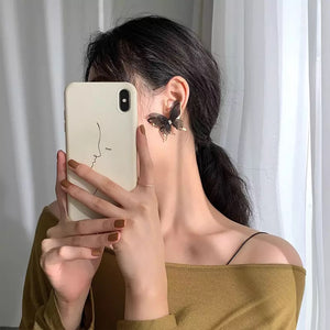Aretes Mariposa Negra