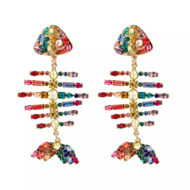 Aretes Pescado Colores