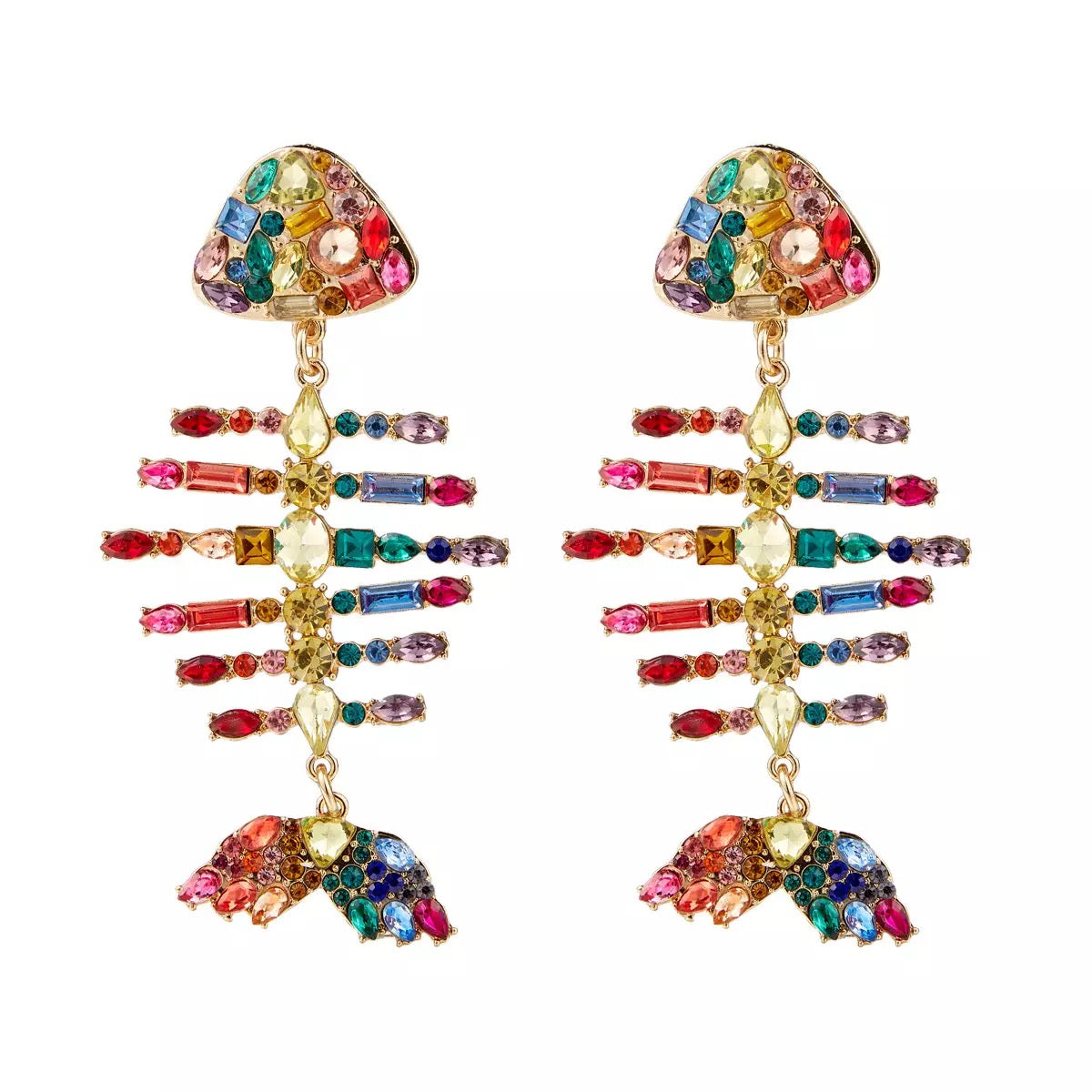 Aretes Pescado Colores