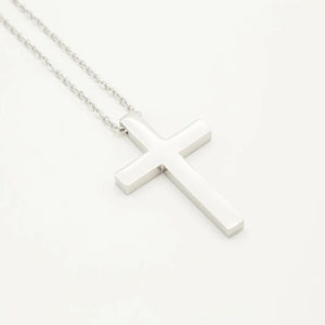 Collar Cruz Titanio